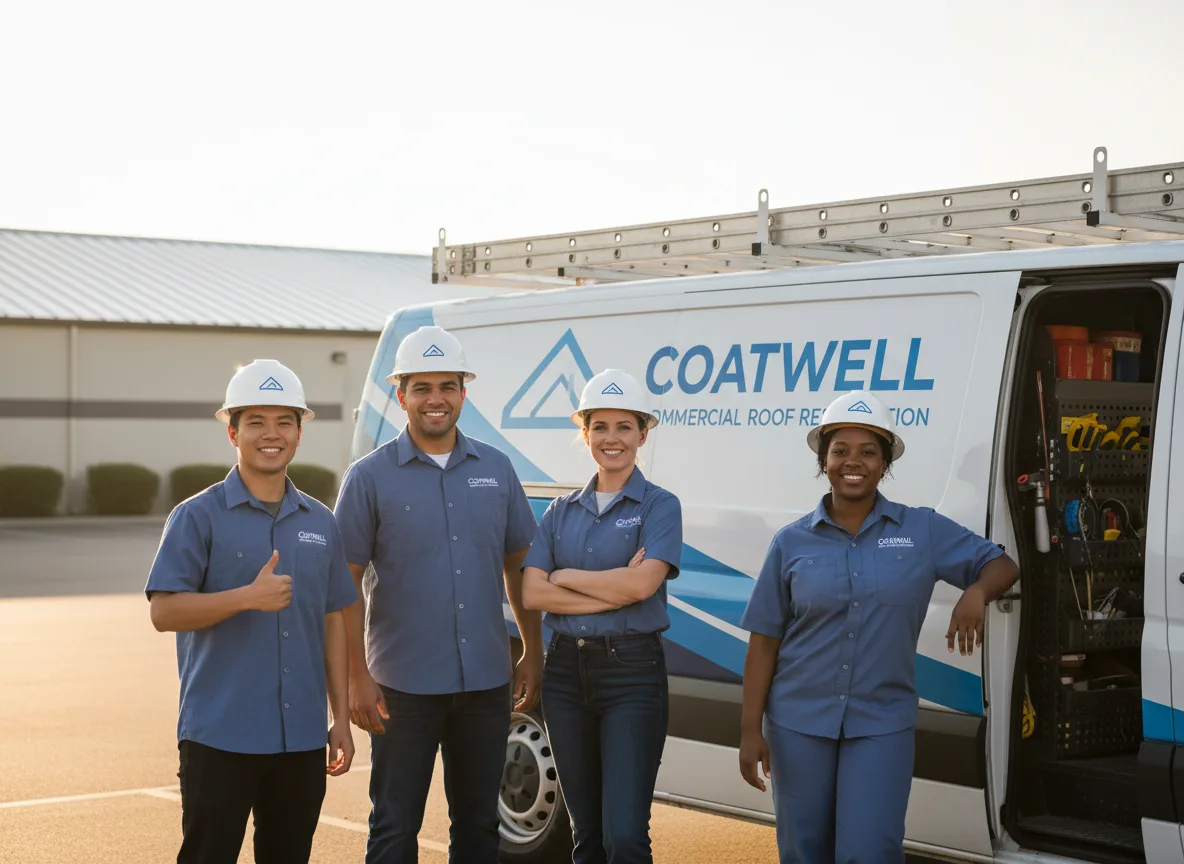 Commercial roof coating company in Holland, MN